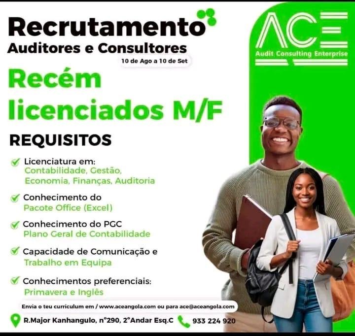 Anúncio original de Auditores e Consultores